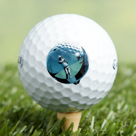 Custom Retro Golfer Logo Graphic Personalized