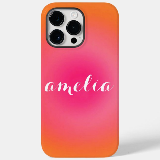 Custom Serif Name Phone Case – Bold Gradient  (Verso)