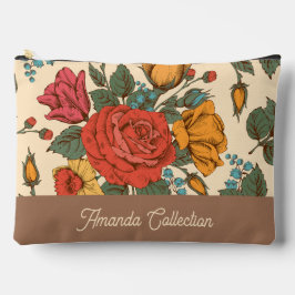 Custom trendy classic botanical pattern Brown