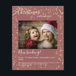 Customer specific Christmas Lights photo flyer<br><div class="desc">Customer specific Christmas Lights photo flyer,  beige.  Simply edit your product by uploading your photo and typing your text. You can select the font,  color and position individually by "further personalization".</div>