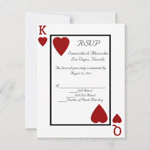 CustomInvites Reproduzindo RSVP de King/Queen
