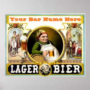 Customizable Bar Poster