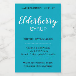 Customizable Elderberry Syrup Label ZEB_03c