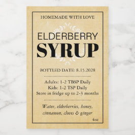 Customizable Elderberry Syrup Label ZEB_04a