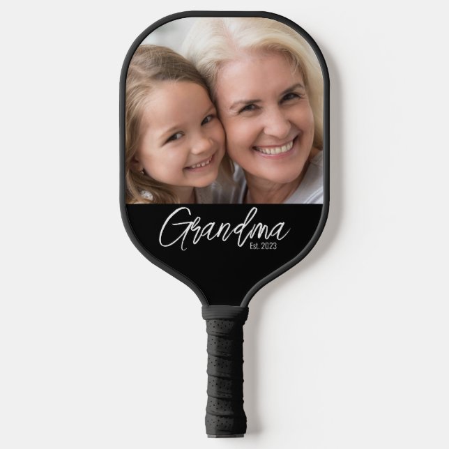 Customizable Grandma Established Year Photo (Front)