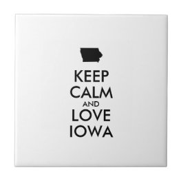 Customizable KEEP CALM and LOVE IOWA