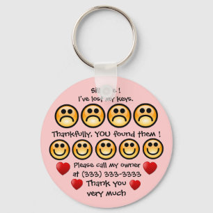 Customizável eu perdi meu chaveiro das chaves