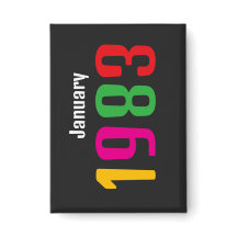 Customized Birthday Month and Year Gift