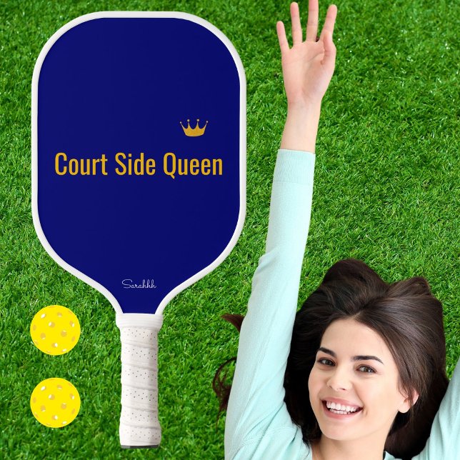 Customized Court Side Queen Pickleball Mom Gift (Criador carregado)