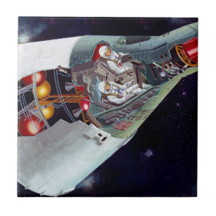 Cutaway, Uma Nave Espacial Gemini De Duas Pessoas