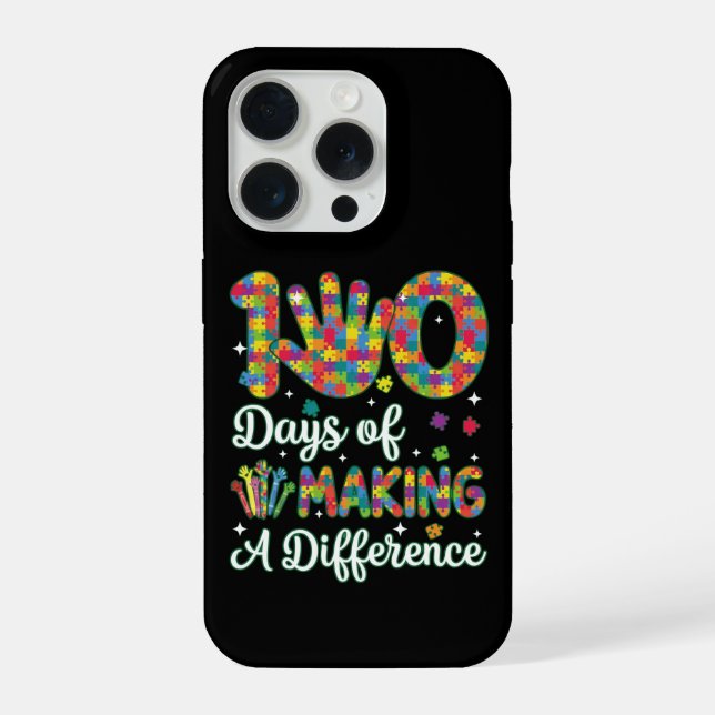 Cute 100 Days Making A Difference Puzzle Inclusion (Verso)
