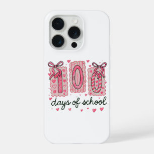 Cute 100 Dias De Escola Corações Rosa Sala De Aula