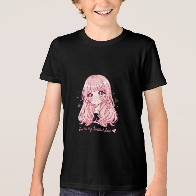 Cute Anime Valentine Sweatshirt (Frente)