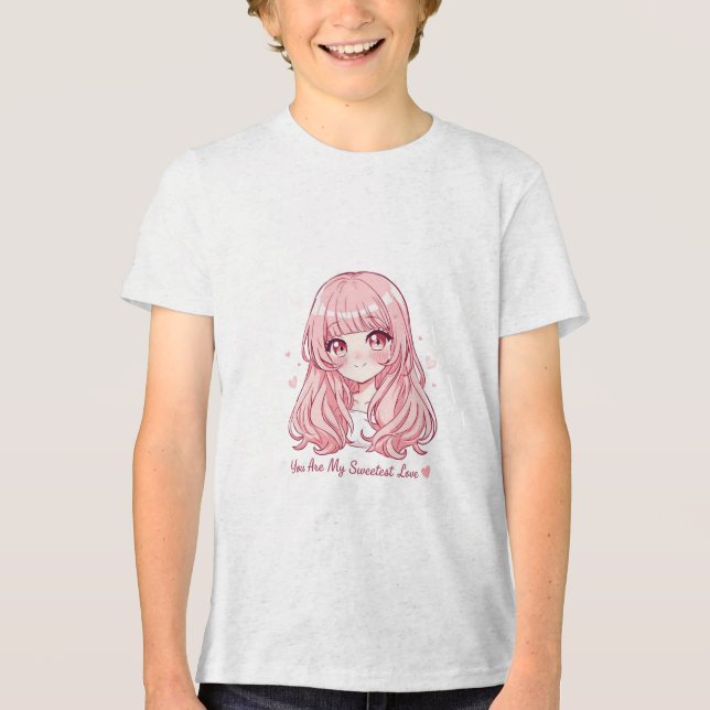 Cute Anime Valentine Sweatshirt (Frente)