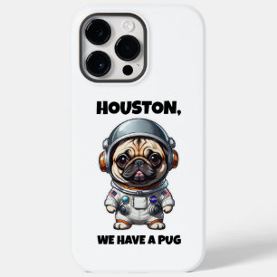 Cute astronaut pug "Houston, We Have a Pug"