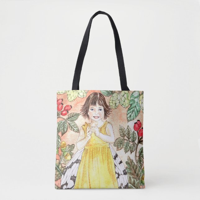 Cute Autumn Fairy Tote Bag (Frente)
