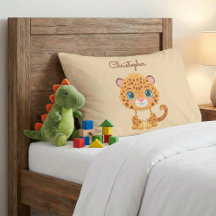 Cute Baby Leopard Safari Animal Kids