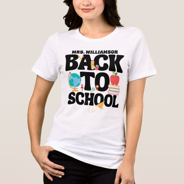 Cute Back To School Teacher (Frente)