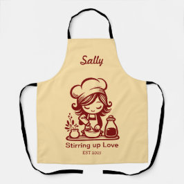 Cute Baking Apron Personalizado para Mulheres
