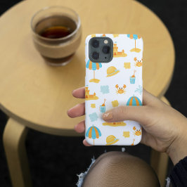 Cute Beach Umbrella & Sandcastle 