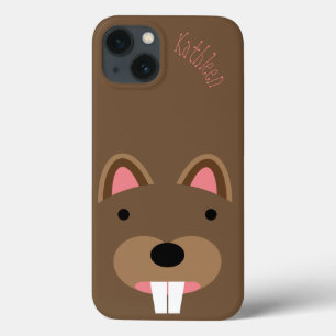 Cute Beaver Face Personalizável