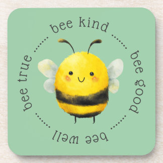 Cute Bee Attitudes porta-copos de bebida