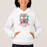 Cute Boba Tea Birthday Celebration Hoodie<br><div class="desc">Este lindo capuz de chá de boba é a roupa perfeita para a sua festa de aniversário com tema de boba! Personalize-o com seu nome e sua idade e deixe a festa começar!</div>