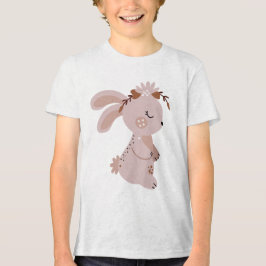 Cute Boho Bunny with Floral Headband