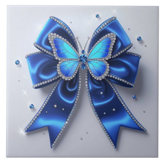 Cute bow Ceramic Tile (Frente)