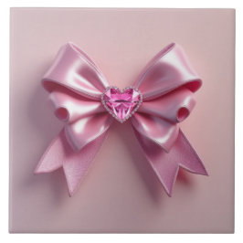 Cute bow Ceramic Tile