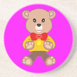 Cute Bowtie Bear Engraçado Engraçado na Porta copo