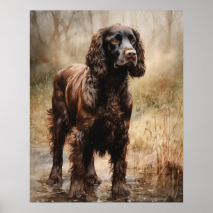 Cute Boykin Spaniel Art Impressão