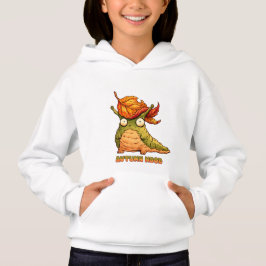Cute Capuz de Lesma de Humor de Outono