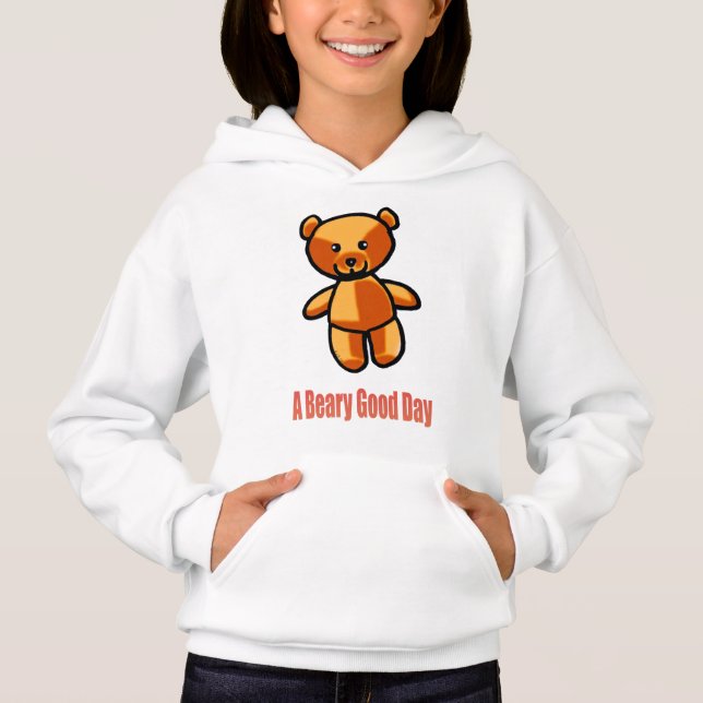 Cute Cartoon Teddy Bear Pun Illustration (Frente)
