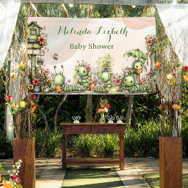 Cute Caterpillar Garden Baby Shower Party