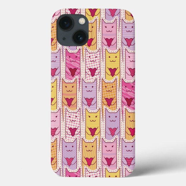 Cute Cats with Loving Hearts (Verso)