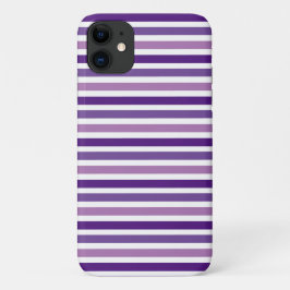 Cute Chic Purple e White Stripes