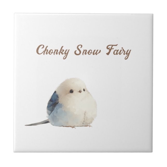 Cute Chonky Snow Fairy Shima Enaga Bird (Frente)