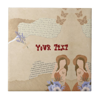 Cute cinza, flor, borboleta e texto 