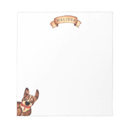 Cute Corgi | Bloco de notas personalizado
