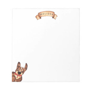 Cute Corgi Bloco de notas personalizado