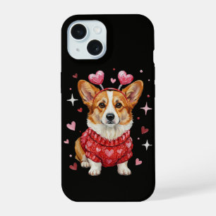 Cute Corgi Coração de São Valentão Dia dos Namorad