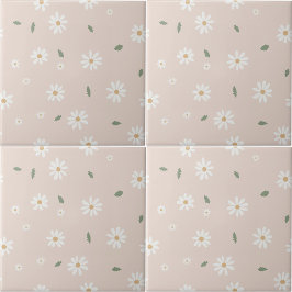 Cute Daisy Floral Blossoms & Greenery Girl Nursery