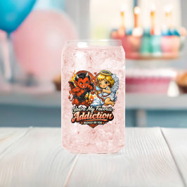 Cute Devil & Angel Valentine Day Love Design