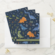 Cute Dinosaur Pattern Colorful 