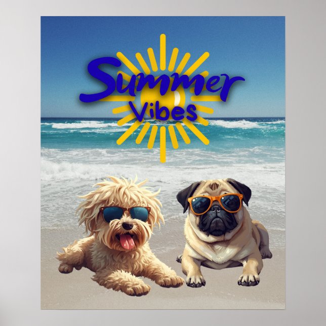 Cute Dog Print, Value Poster Paper (Semi-Gloss) (Frente)