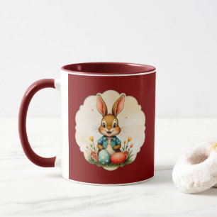 Cute Easter Bunny – Soft Frame - caneca