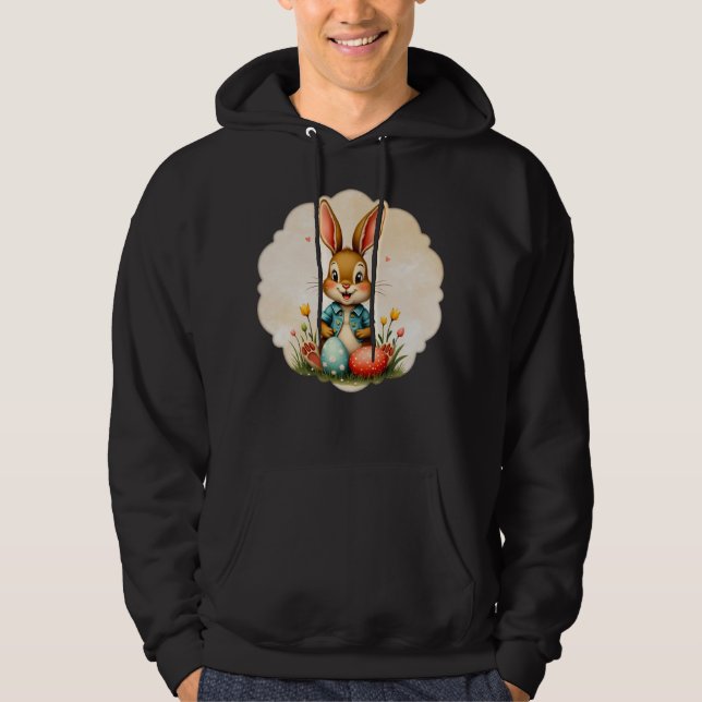 Cute Easter Bunny – Soft Frame - moletom (Frente)