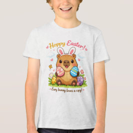 Cute Easter Capybara Eggs Bunny Ears