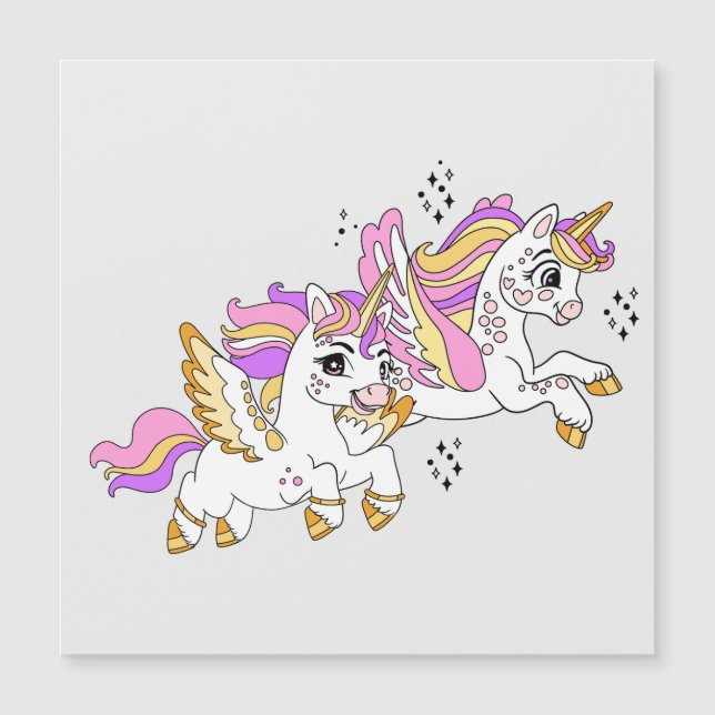 Cute flying unicorns  (Frente)